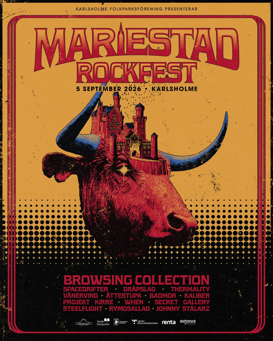 Affisch Mariestad Rockfest 2026
